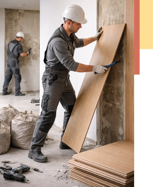 Демонтаж стеновых панелей в Тихорецке от 3607 руб. за м² быстро и недорого | ОТДЕЛОЧНИК-Тхр