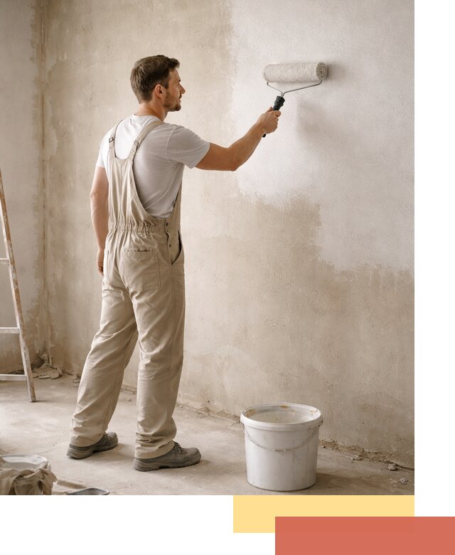 Грунтовка стен под отделку в Тихорецке профессиональным раствором