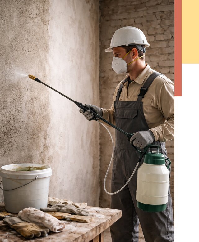 Антисептическая обработка стен в Тихорецке от 1237 руб. — быстро и недорого | ОТДЕЛОЧНИК-Тхр