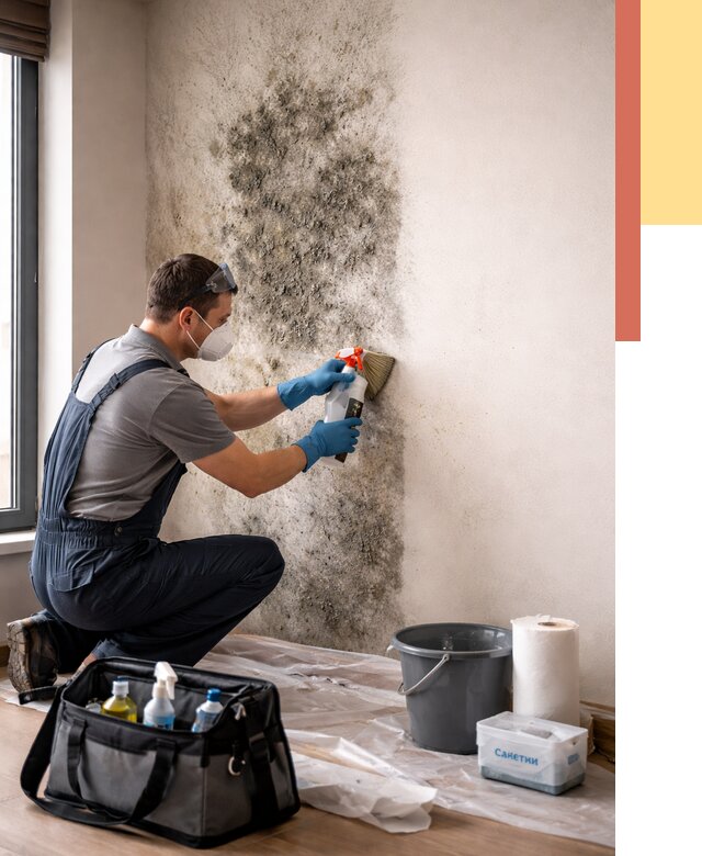 Удаление плесени со стен в Тихорецке от 2216 руб. — быстро и недорого | ОТДЕЛОЧНИК-Тхр
