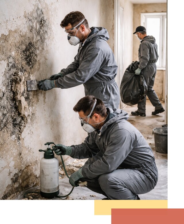 Удаление плесени со стен профессионально в Тихорецке