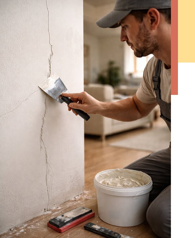 Заделка трещин и сколов в Тихорецке от 2525 руб. — быстро и недорого | ОТДЕЛОЧНИК-Тхр