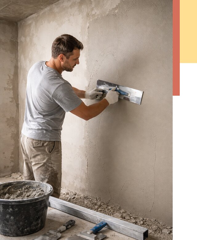 Штукатурка стен без маяков в Тихорецке от 7421 руб/м2 — услуги и цена | ОТДЕЛОЧНИК-Тхр