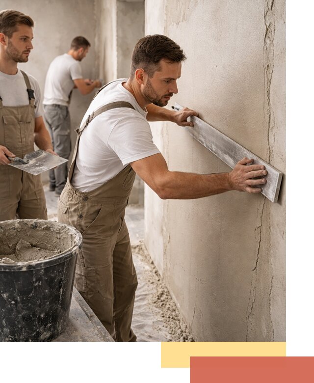 Штукатурка стен без маяков в Тихорецке быстро и качественно