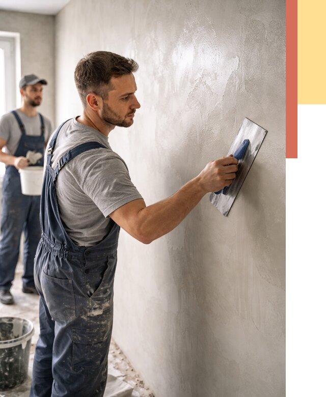 Глянцевание штукатурки стен в Тихорецке от 7730 руб. — услуги и затирка | ОТДЕЛОЧНИК-Тхр