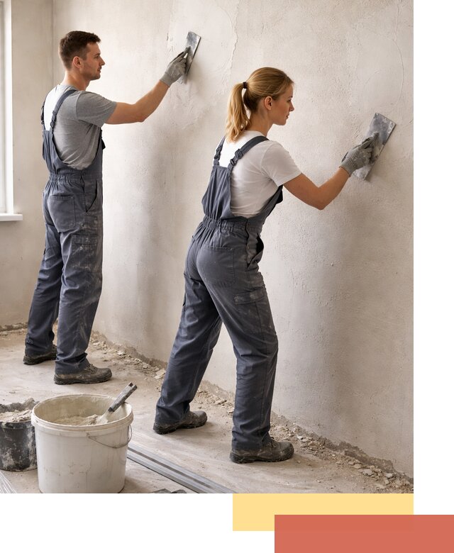 Штукатурка стен под обои в Тихорецке профессионально и быстро