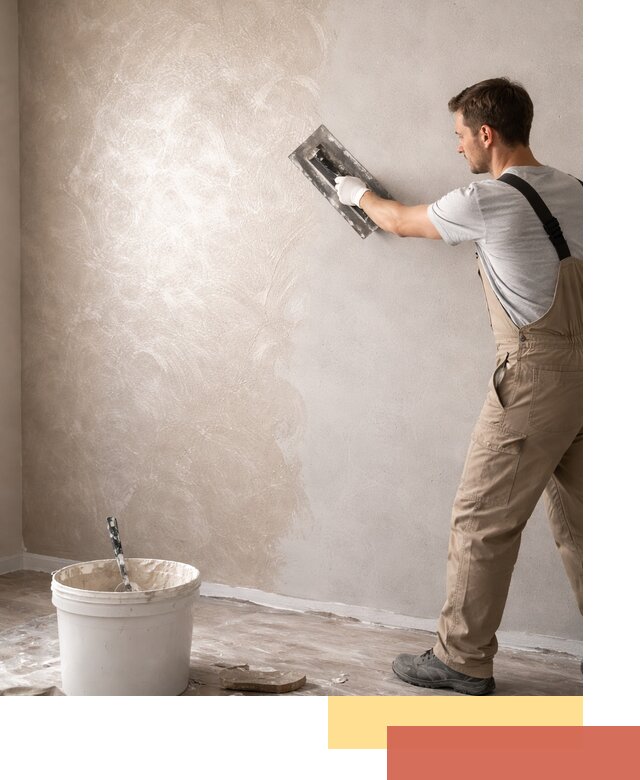 Декоративная штукатурка «Мокрый шелк» под ключ в Тихорецке