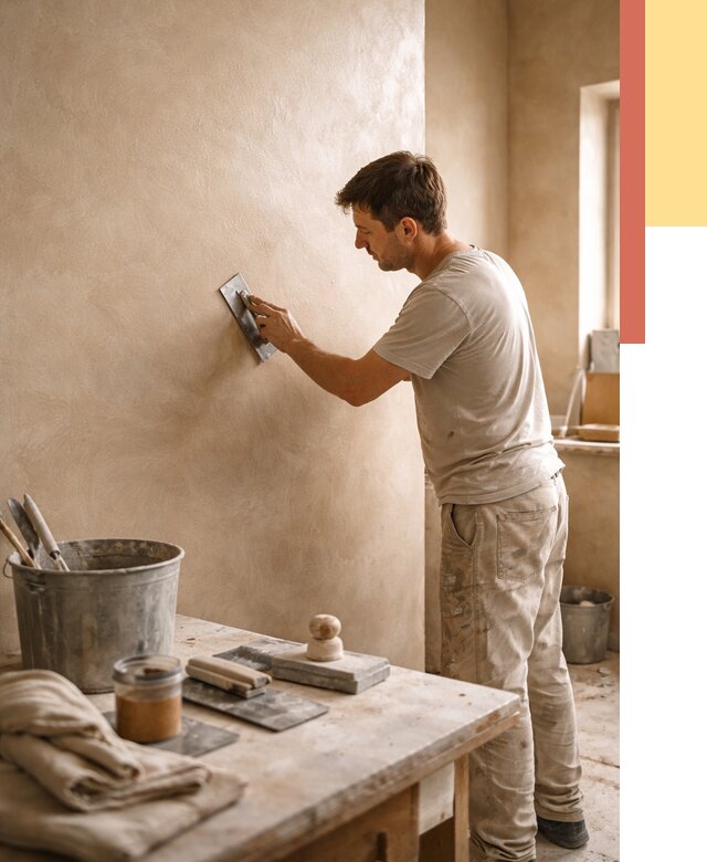 Марокканская штукатурка таделакт в Тихорецке под ключ от 4329 руб. | ОТДЕЛОЧНИК-Тхр