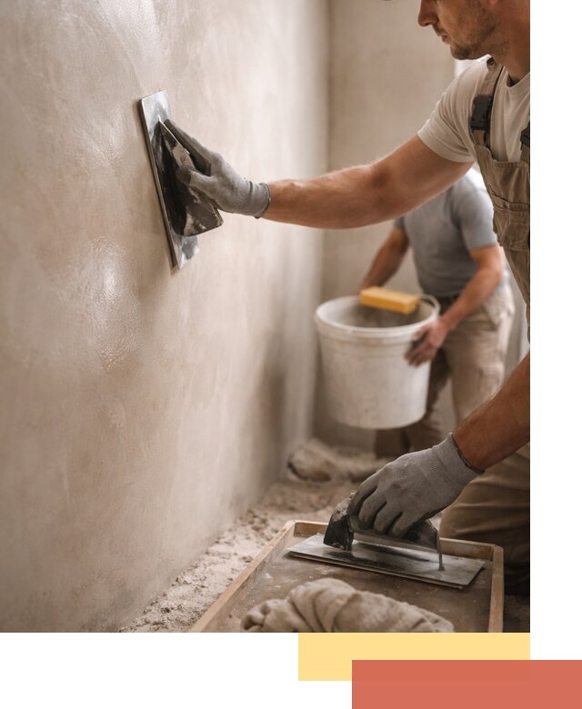 Нанесение марокканской штукатурки таделакт в Тихорецке