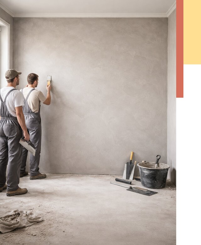 Микробетон на стены в Тихорецке от 1288 руб. — нанесение и отделка | ОТДЕЛОЧНИК-Тхр