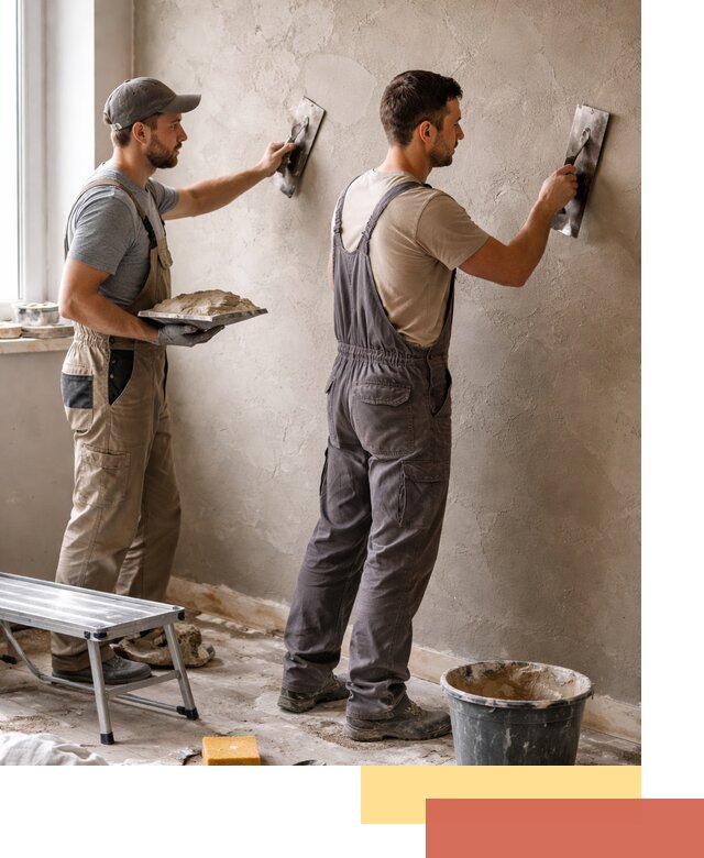 Ремонт декоративной штукатурки и восстановление фактуры в Тихорецке