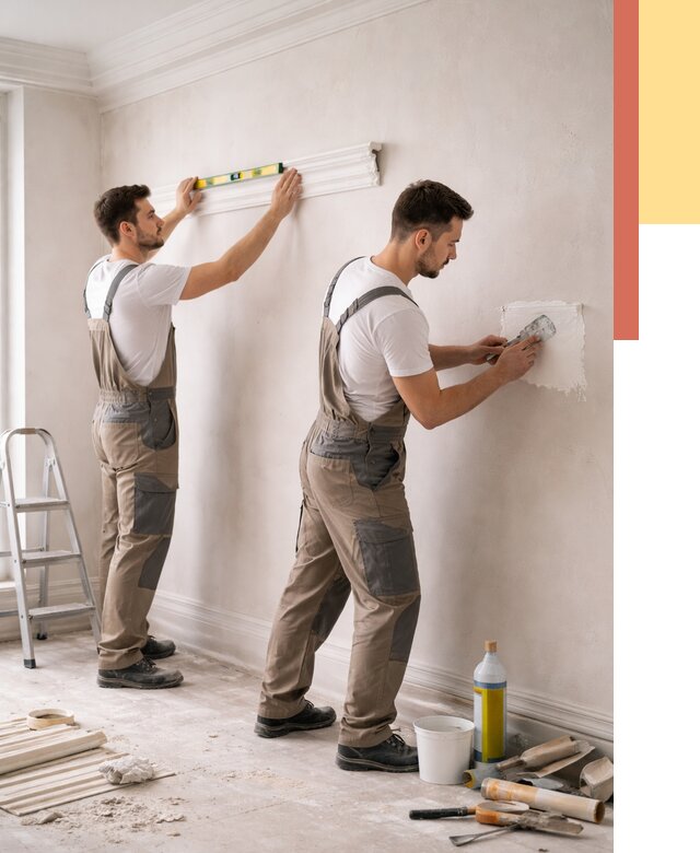 Монтаж лепнины на стены в Тихорецке от 4638 руб. — недорого, быстро | ОТДЕЛОЧНИК-Тхр