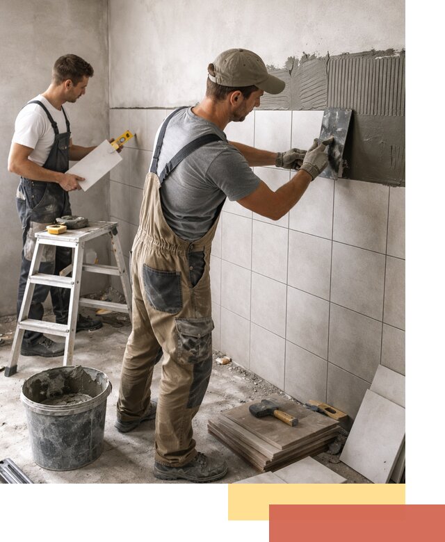 Укладка плитки на стены в Тихорецке профессионально и надежно