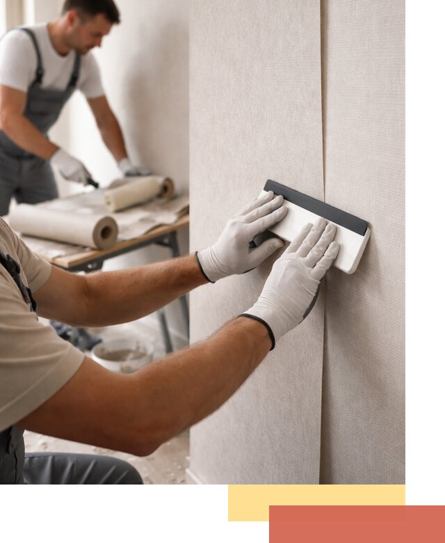 Поклейка обоев под покраску в Тихорецке профессионально и быстро