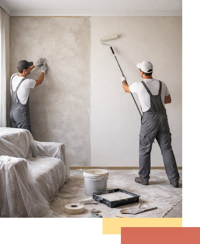 Покраска стен антивандальной краской в Тихорецке