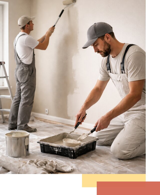 Покраска стен в квартире в Тихорецке — профессионально и аккуратно