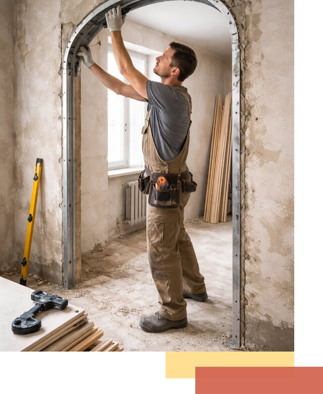 Устройство арочного проема в Тихорецке под ключ