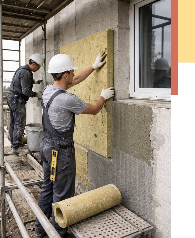 Утепление стен в Тихорецке от 4432 руб. под ключ — быстро и недорого | ОТДЕЛОЧНИК-Тхр