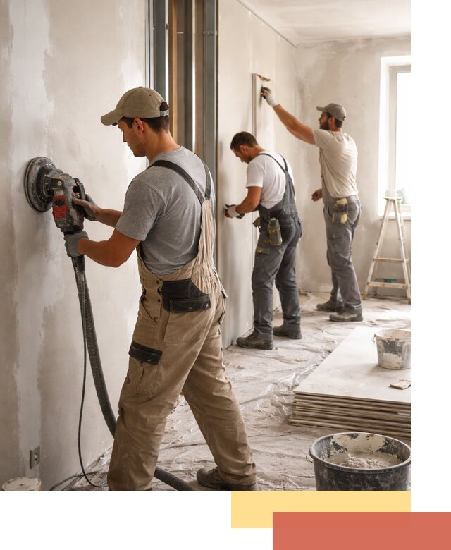 Профессиональная отделка стен в Тихорецке качественно и в срок