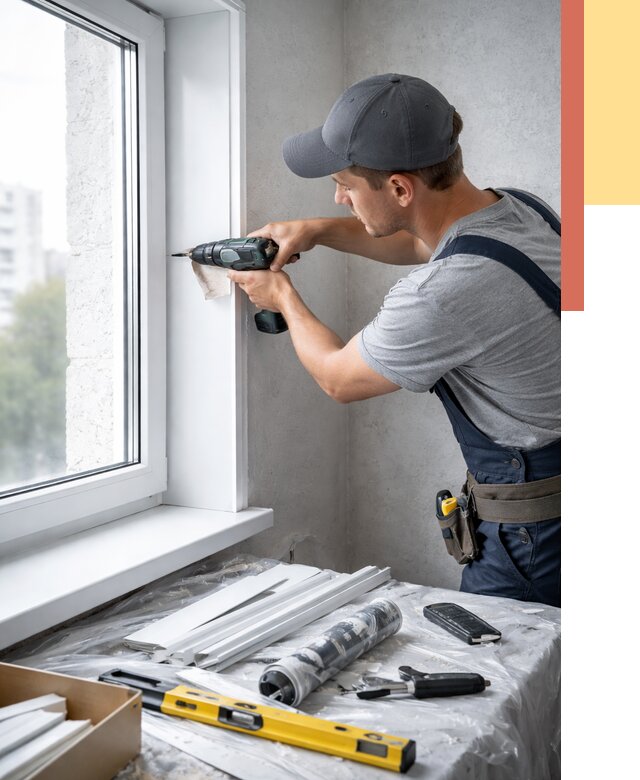 Установка пластиковых откосов в Тихорецке от 2319 руб. | ОТДЕЛОЧНИК-Тхр монтаж, быстро и недорого