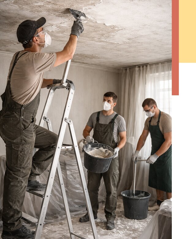 Удаление побелки с потолка в Тихорецке от 2577 руб. быстро и недорого | ОТДЕЛОЧНИК-Тхр