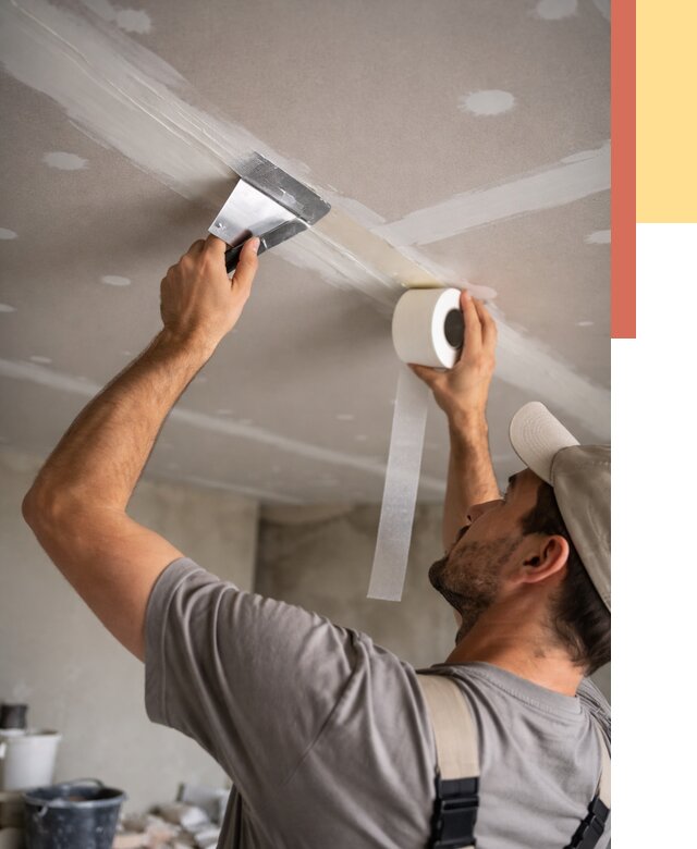 Обработка швов потолка ГКЛ в Тихорецке от 7730 руб. под ключ | ОТДЕЛОЧНИК-Тхр