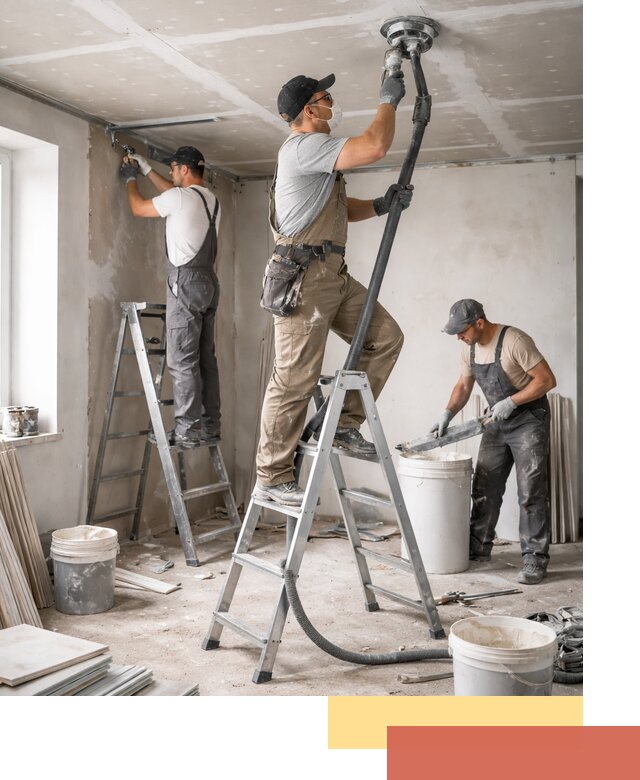 Ремонт потолка из гипсокартона в Тихорецке: быстрый и качественный монтаж