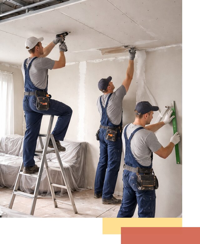 Профессиональная отделка потолка в Тихорецке быстро и качественно