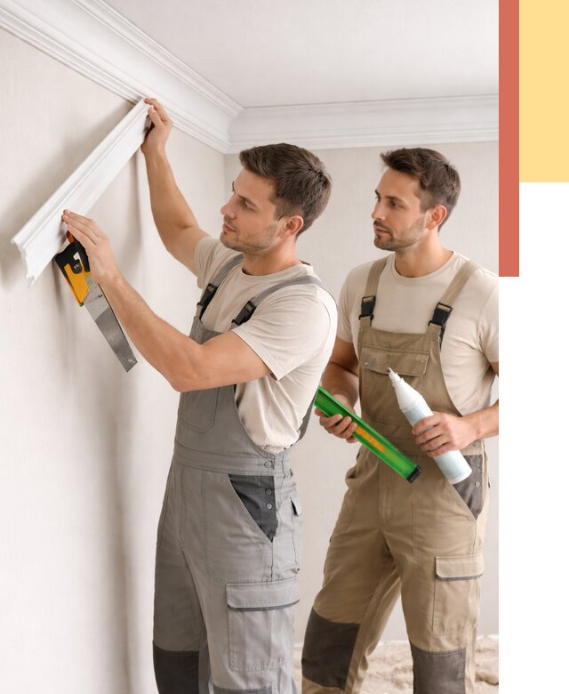 Монтаж потолочного плинтуса в Тихорецке от 2371 руб. — быстро и недорого | ОТДЕЛОЧНИК-Тхр