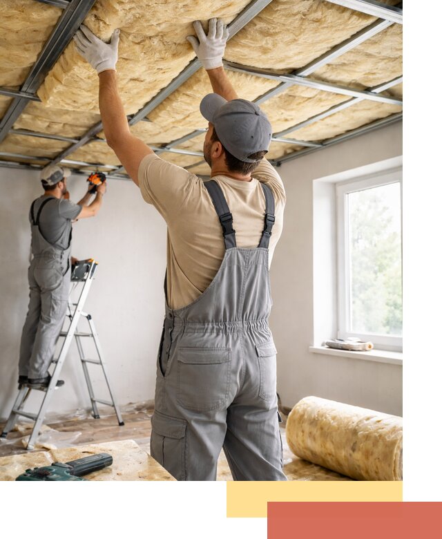 Утепление потолка под ключ в Тихорецке качественно и быстро