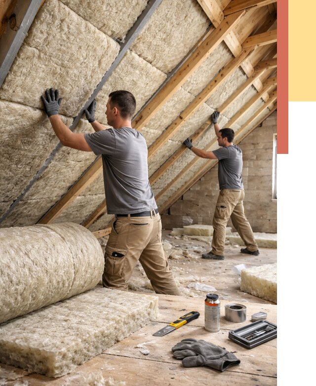 Утепление потолка минватой в Тихорецке от 1495 руб. — быстро и недорого | ОТДЕЛОЧНИК-Тхр