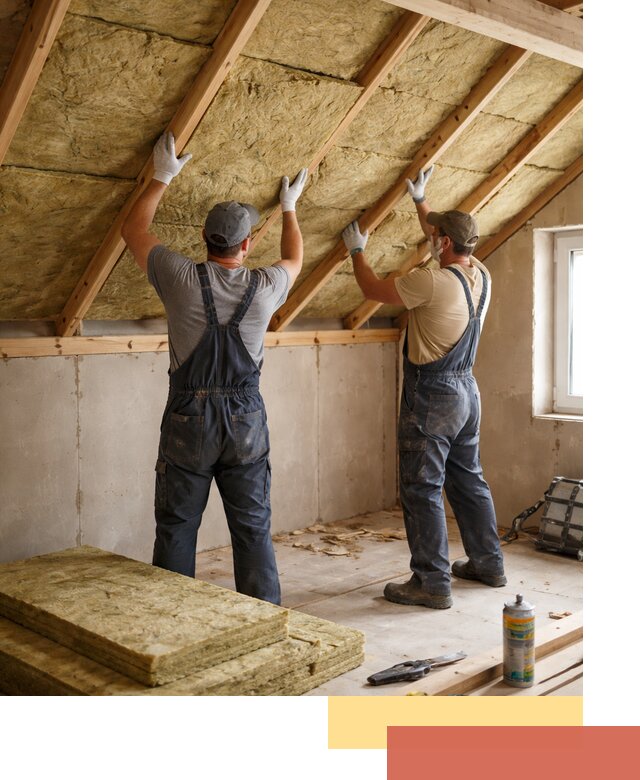 Утепление потолка минеральной ватой в Тихорецке