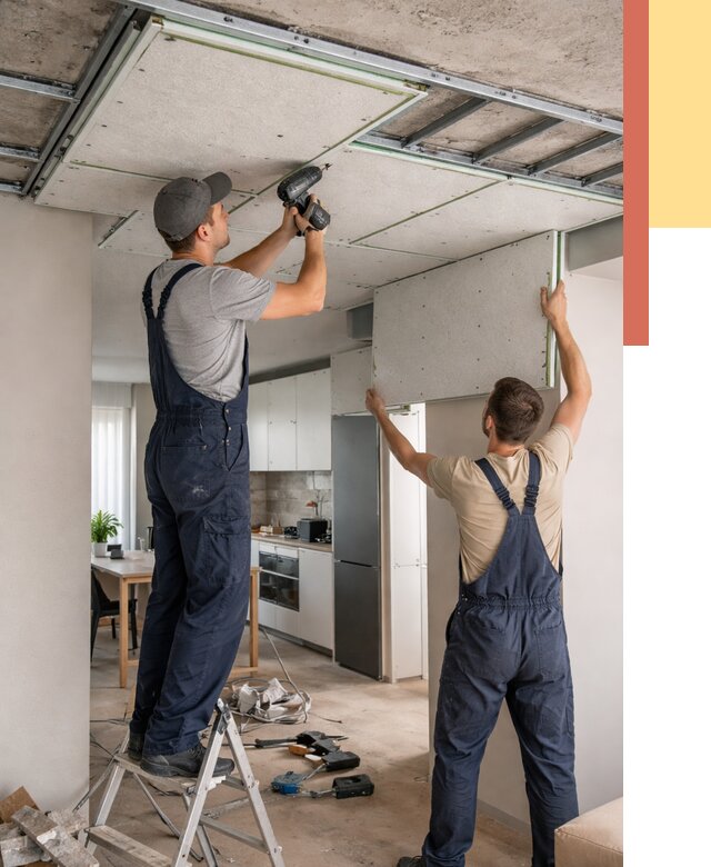 Шумоизоляция потолка панелями зипс в Тихорецке от 1907 руб. под ключ | ОТДЕЛОЧНИК-Тхр